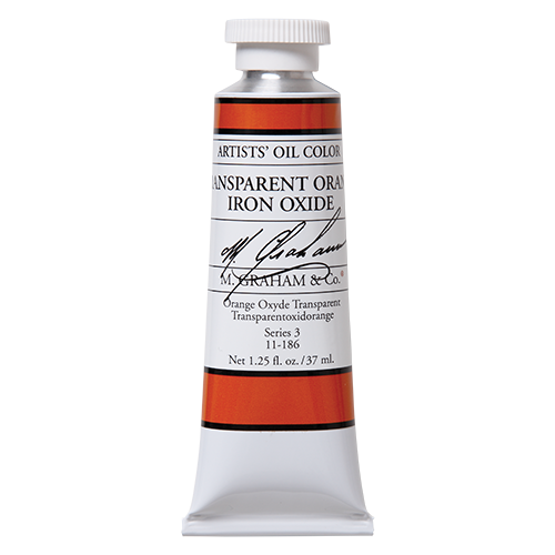 M Graham Oil 37ml Series 3 Transparent Orange Iron Oxide  (Online Only)
