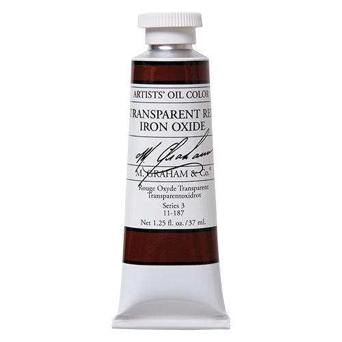 M Graham Oil 37ml Series 3 Transparent Red Iron Oxide  (Online Only)