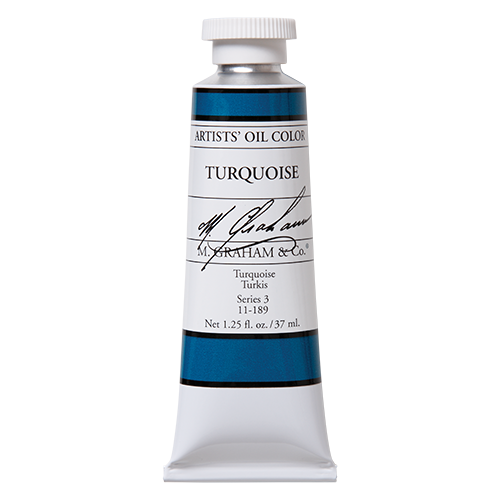 M Graham Oil 37ml Series 3 Turquoise  (Online Only)