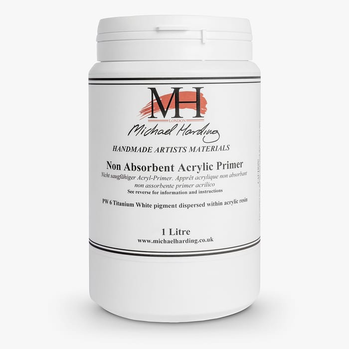 Michael Harding Non Absorbent Acrylic Primer White 1 Litre