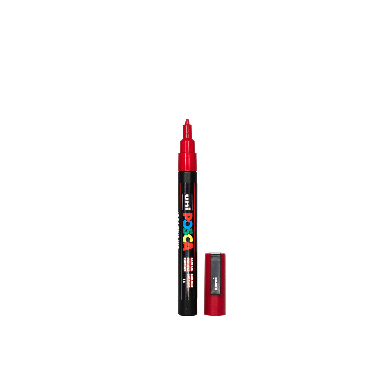 Uni Posca PC-3M Bullet Tip 1.3mm Dark Red