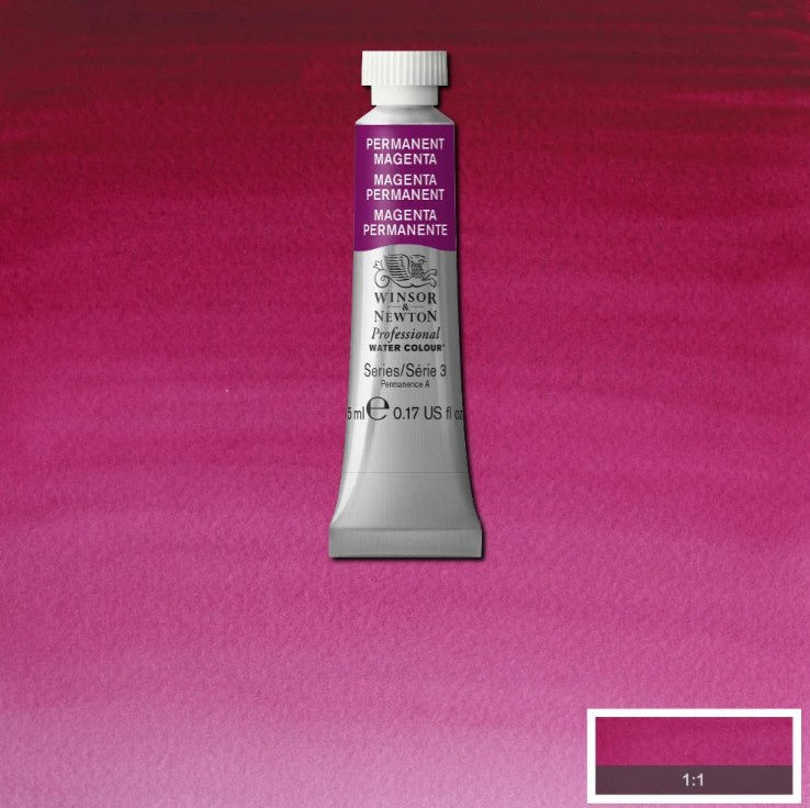 Winsor & Newton Artists' Watercolour 5ml Permanent Magenta