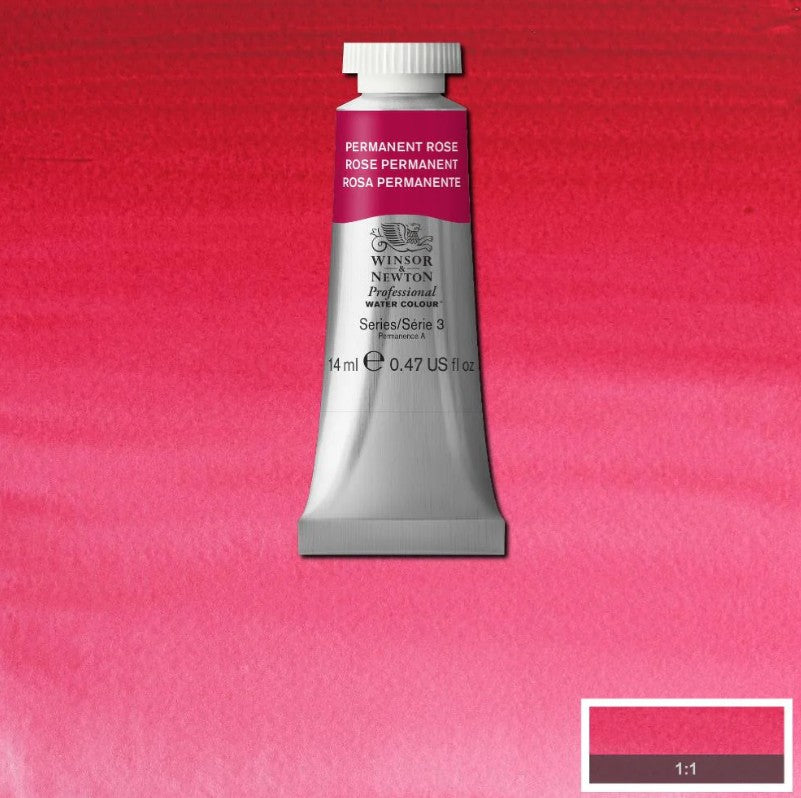 Winsor & Newton Artists' Watercolour 14ml Permanent Rose