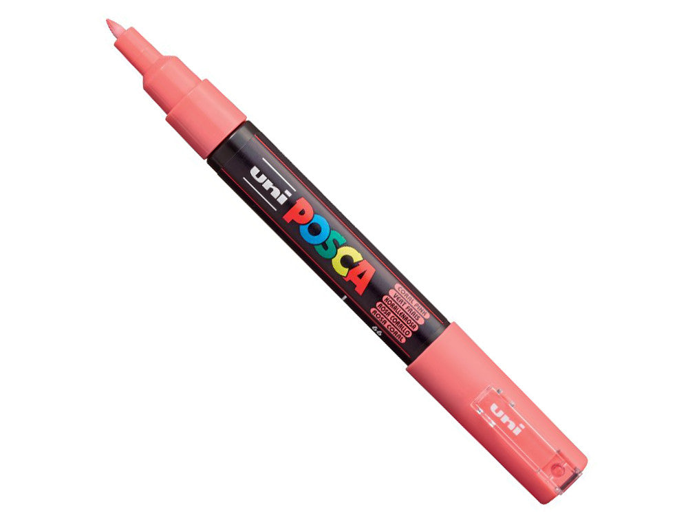 Uni Posca PC-1M Extra Fine 0.7mm Tip Coral Pink