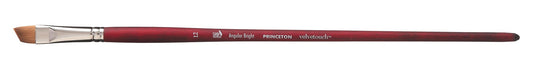 Princeton Velvetouch Synthetic Long Handle Angular Bright Size 12