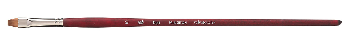 Princeton Velvetouch Synthetic Long Handle Bright Size 10