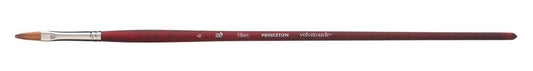 Princeton Velvetouch Synthetic Long Handle Filbert Size 6