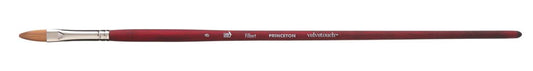 Princeton Velvetouch Synthetic Long Handle Filbert Size 8