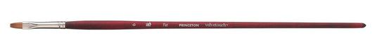 Princeton Velvetouch Synthetic Long Handle Flat Size 6