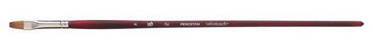 Princeton Velvetouch Synthetic Long Handle Flat Size 8