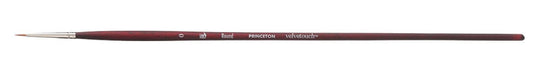 Princeton Velvetouch Synthetic Long Handle Round Size 0