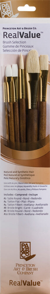 Princeton RealValue Natural Long Handle 6Pc Set