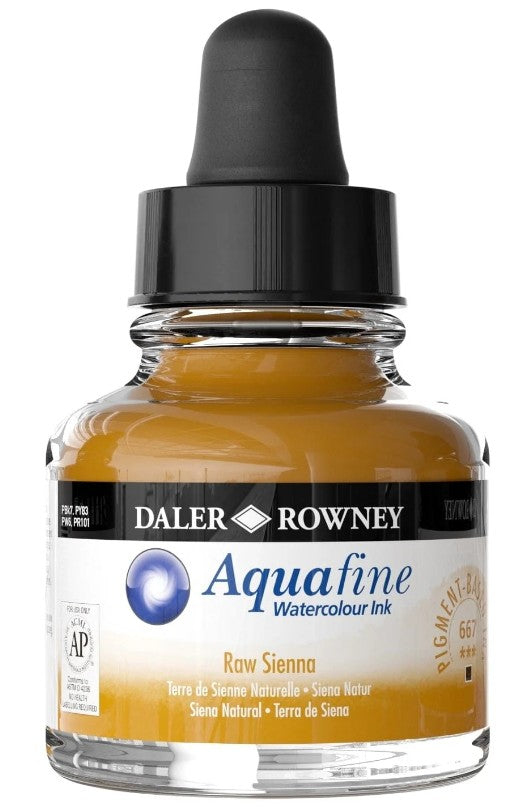 Daler Aquafine Ink 29.5ml 667 Raw Sienna