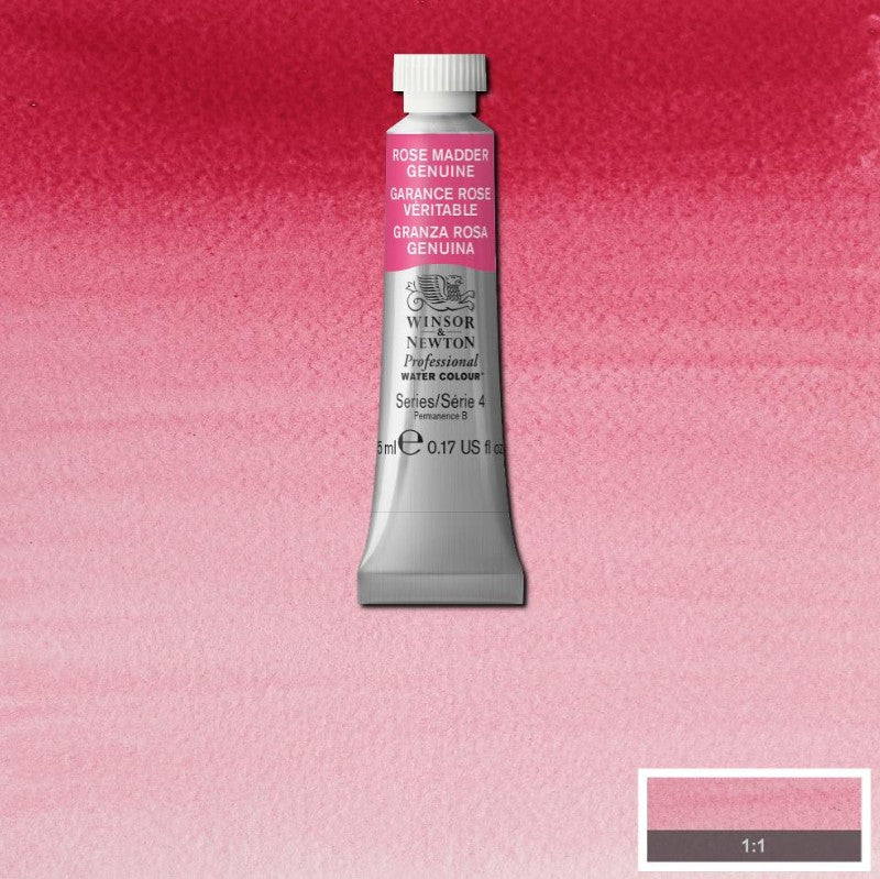 Winsor & Newton Artists' Watercolour 5ml Rose Madder Genuine