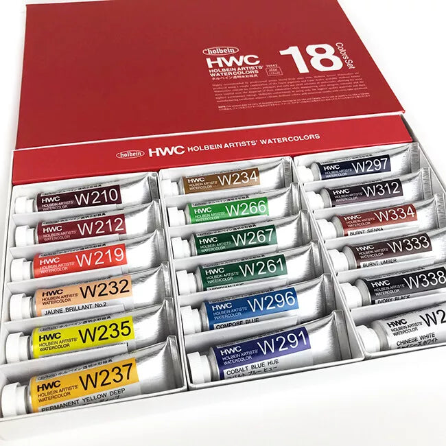 Holbein Artist Watercolour Set 18 x 15ml W442