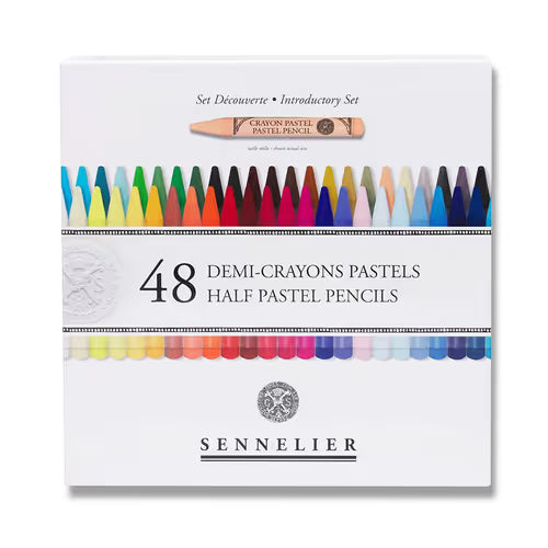 Sennelier Pastel Pencil Set 48 Assorted Half Length