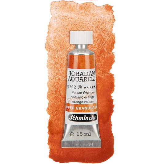 Schmincke Horadam Watercolour Supergranulating 15ml 912 Volcano Orange