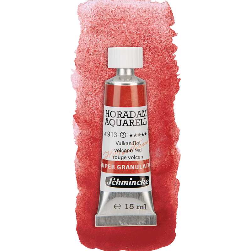 Schmincke Horadam Watercolour Supergranulating 15ml 913 Volcano Red