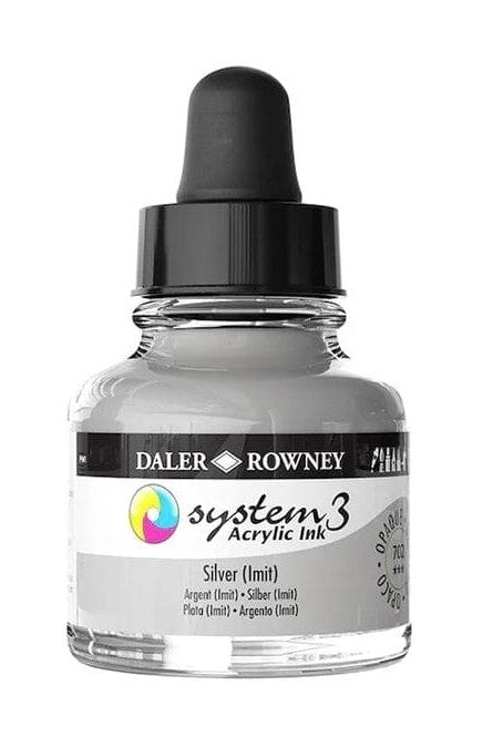 Daler System3 Ink 29.5ml 702 Silver Imitation