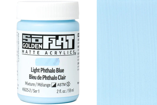 Golden SoFlat 59ml Light Phthalo Blue