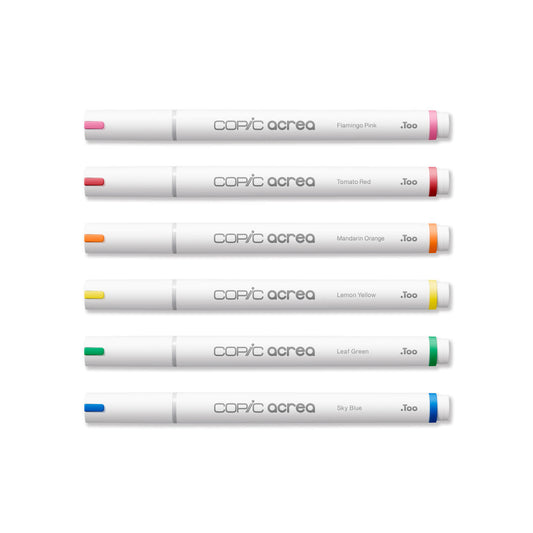 Copic Acrea Paint Marker Set 6 Vivid