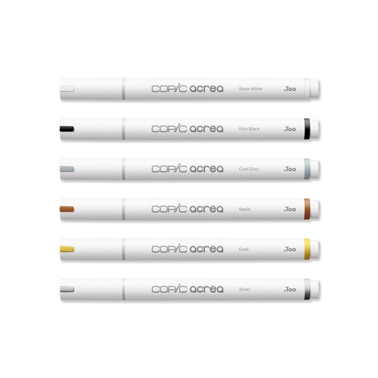 Copic Acrea Paint Marker Set 6 Essentials