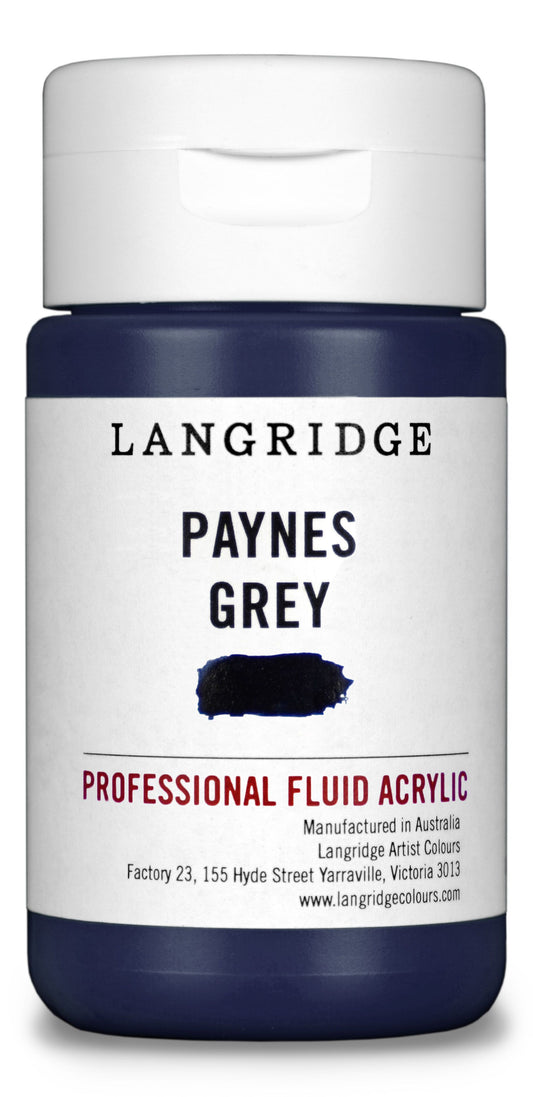 Langridge Fluid Acrylic 125ml Series 1 Paynes Grey