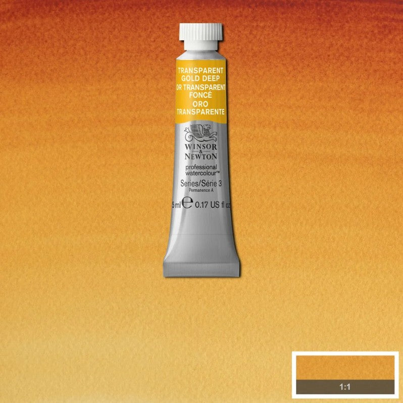 Winsor & Newton Artists' W/C 5ml Transparent Gold Deep