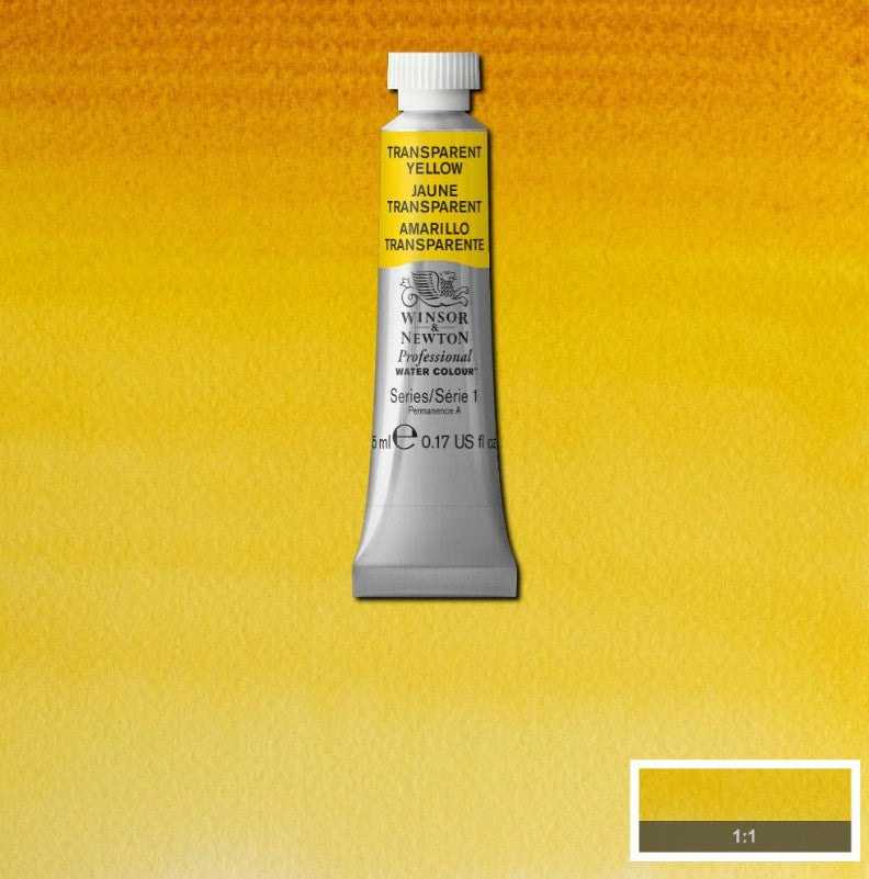 Winsor & Newton Artists' Watercolour 5ml Transparent Yellow