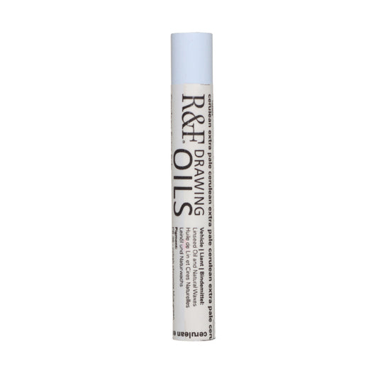 R&F Drawing Oils 12ml Cerulean Extra Pale