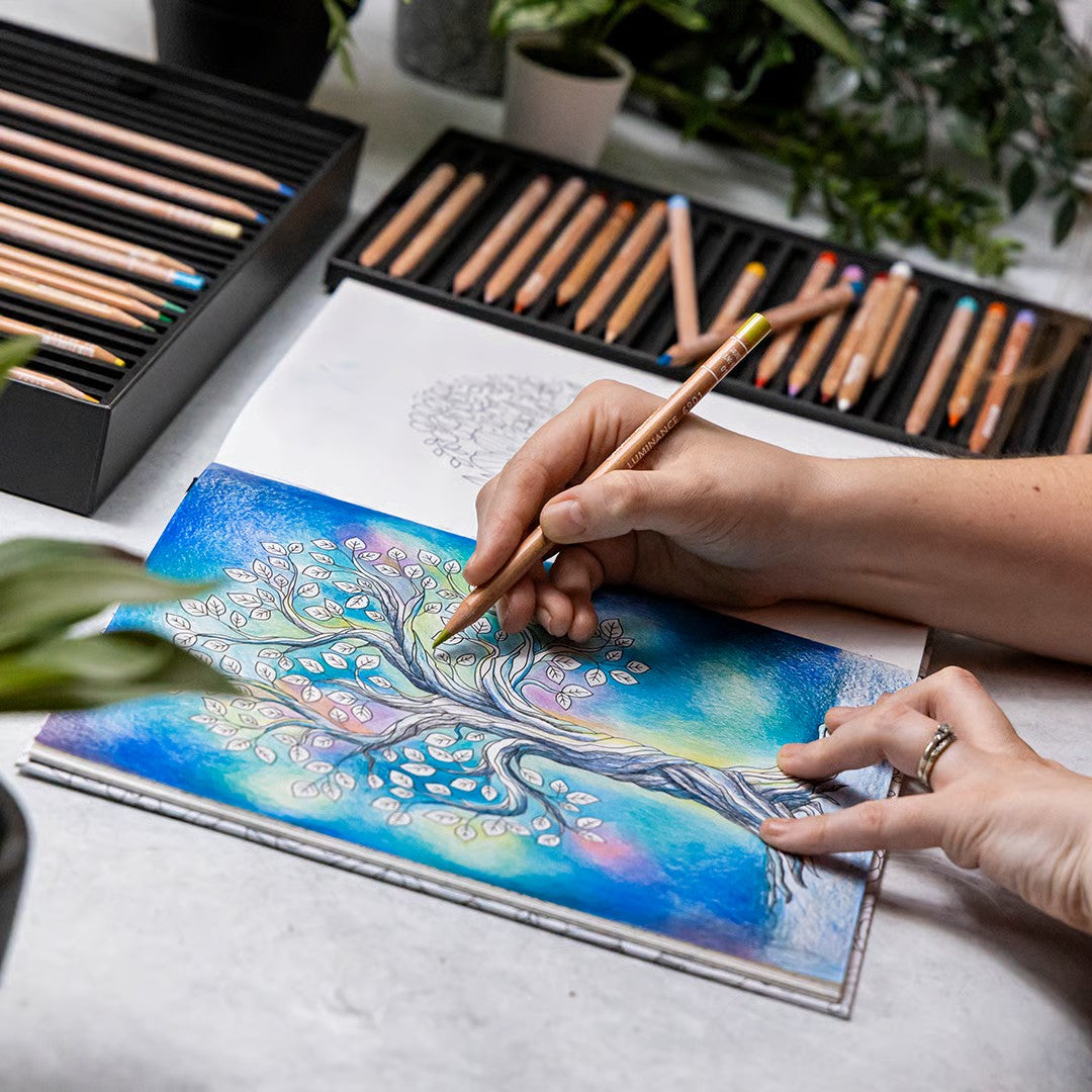 Vibrant Wilds Adult Colouring Book by Sarah Renae Clark