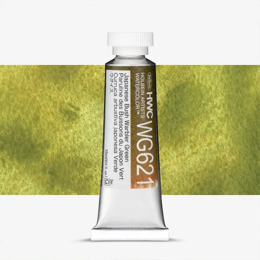 Holbein Artist Watercolour 15ml Granulating  Japanese Bush Warbler