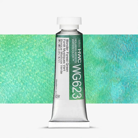 Holbein Artist Watercolour 15ml Granulating  Wonder Forest Green