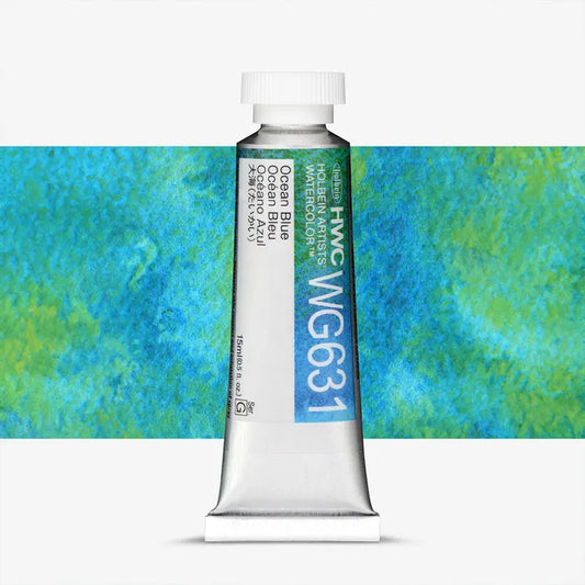 Holbein Artist Watercolour 15ml Granulating  Ocean Blue