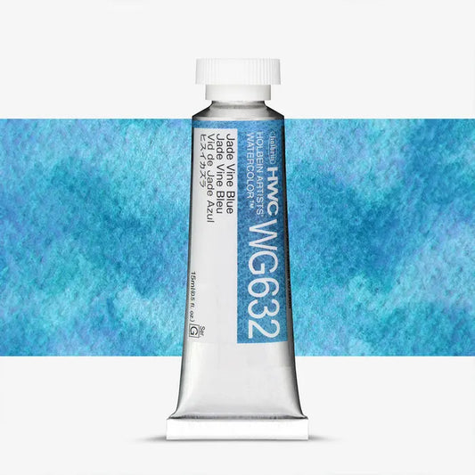 Holbein Artist Watercolour 15ml Granulating  Jade Vine Blue