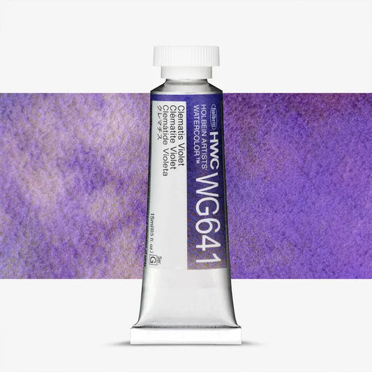 Holbein Artist Watercolour 15ml Granulating Clematis Violet