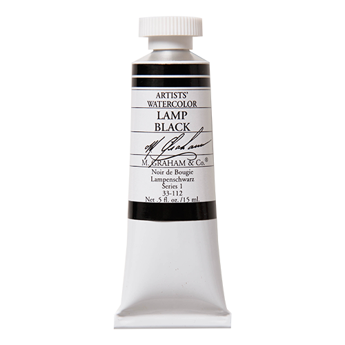 M Graham Watercolour 15ml Series 1 Lamp Black (Online Only)