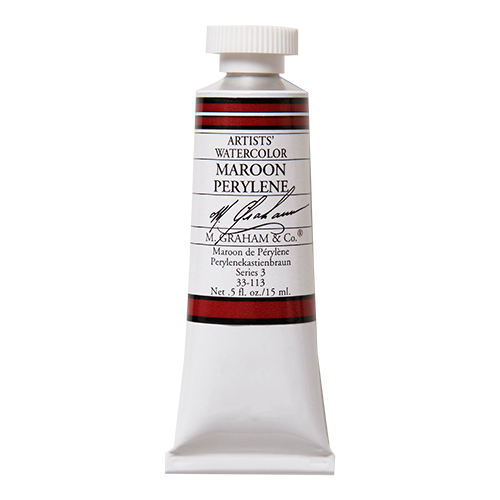 M Graham Watercolour 15ml Series 3 Maroon Perylene (Online Only)
