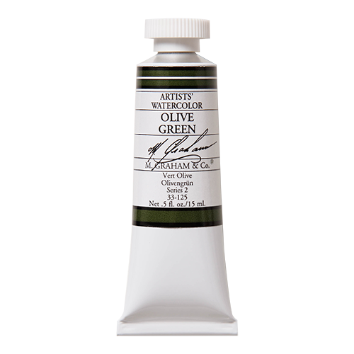 M Graham Watercolour 15ml Series 2 Olive Green (Online Only)