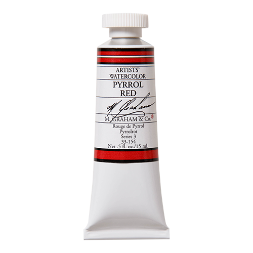M Graham Watercolour 15ml Series 3 Pyrrol  Red (Online Only)