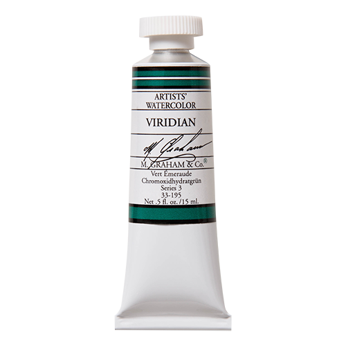 M Graham Watercolour 15ml Series 3 Viridian (Online Only)
