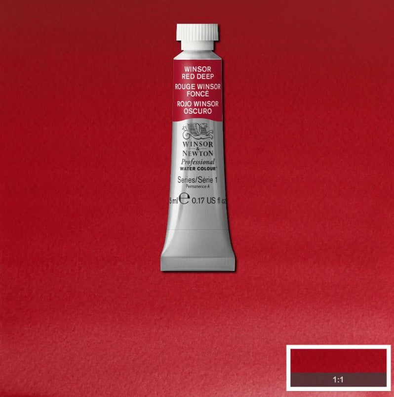 Winsor & Newton Artists' Watercolour 5ml Winsor Red Deep