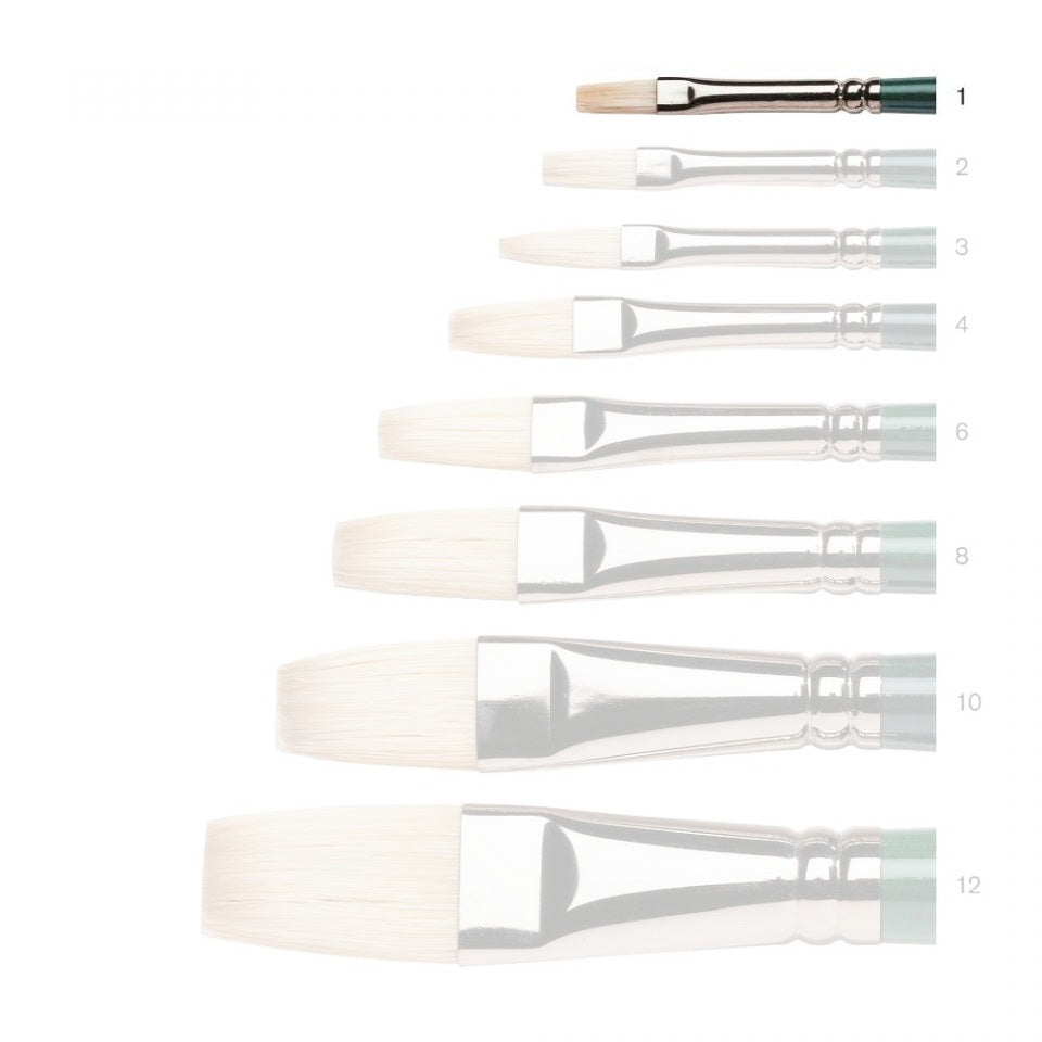 Winsor & Newton Winton Hog Long Flat Size 1 (discontinued & online only)