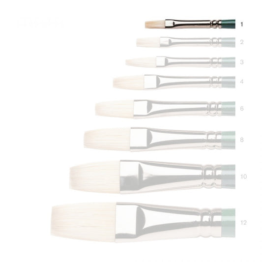 Winsor & Newton Winton Hog Long Flat Size 1 (discontinued & online only)