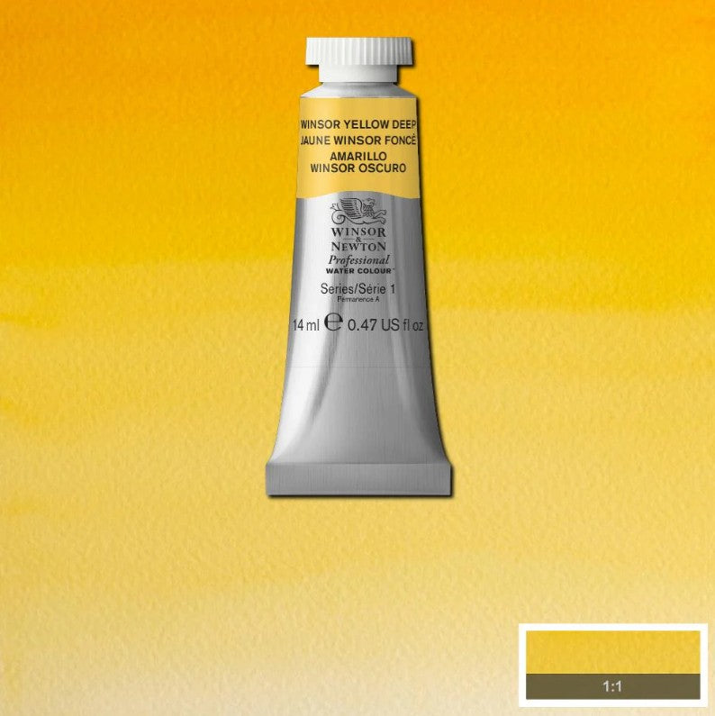 Winsor & Newton Artists' Watercolour 14ml Winsor Yellow Deep