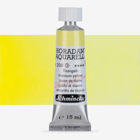 Schmincke Horadam Aquarell 15ml 206 Titanium Yellow