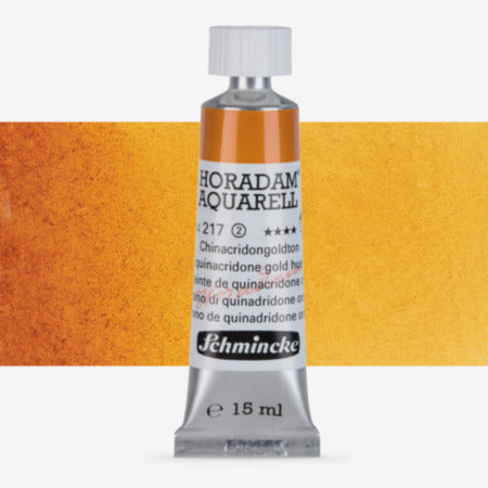 Schmincke Horadam Aquarell 15ml 217 Quinacridone Gold Hue