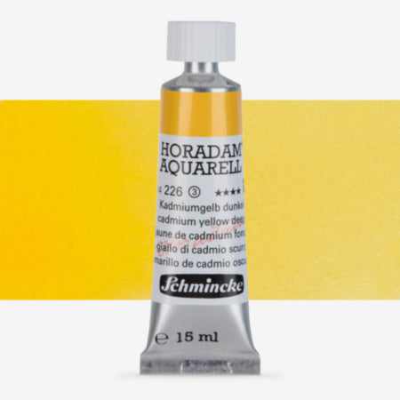 Schmincke Horadam Aquarell 15ml 226 Cadmium Yellow Deep