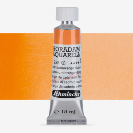 Schmincke Horadam Aquarell 15ml 228 Cadmium Orange Deep