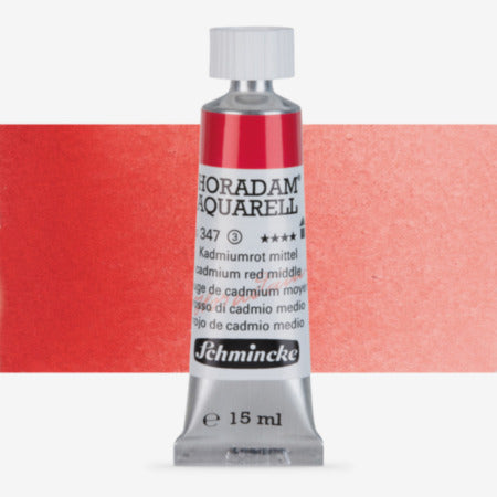 Schmincke Horadam Aquarell 15ml 347 Cadmium Red Middle